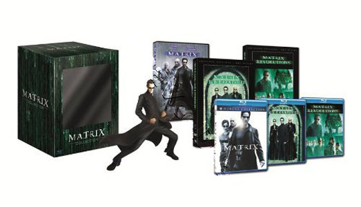 Matrix Trilogy Collection & Neo Resin Statue | The Matrix / The Matrix Reloaded / The Matrix Revolutions  |   Blu-Ray